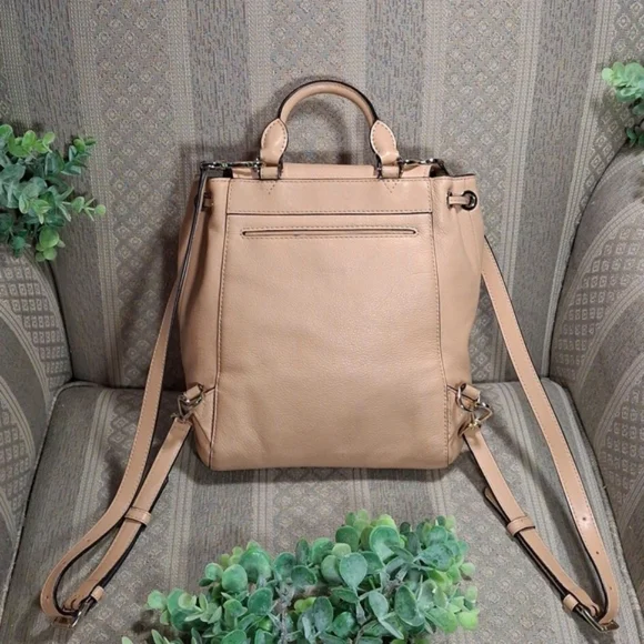 Michael Kors Evie Flower Garden Small Backpack Floral Embellisments - Picture 4 of 16